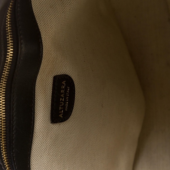 🤠 Altuzarra Genuine Leather Trimmed Suede Hobo - Picture 5 of 7